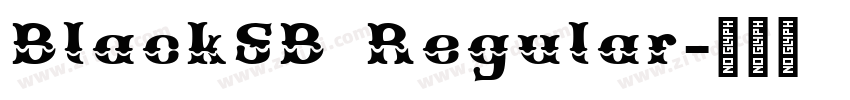 BlackSB Regular字体转换 BlackSB Regular字体转换